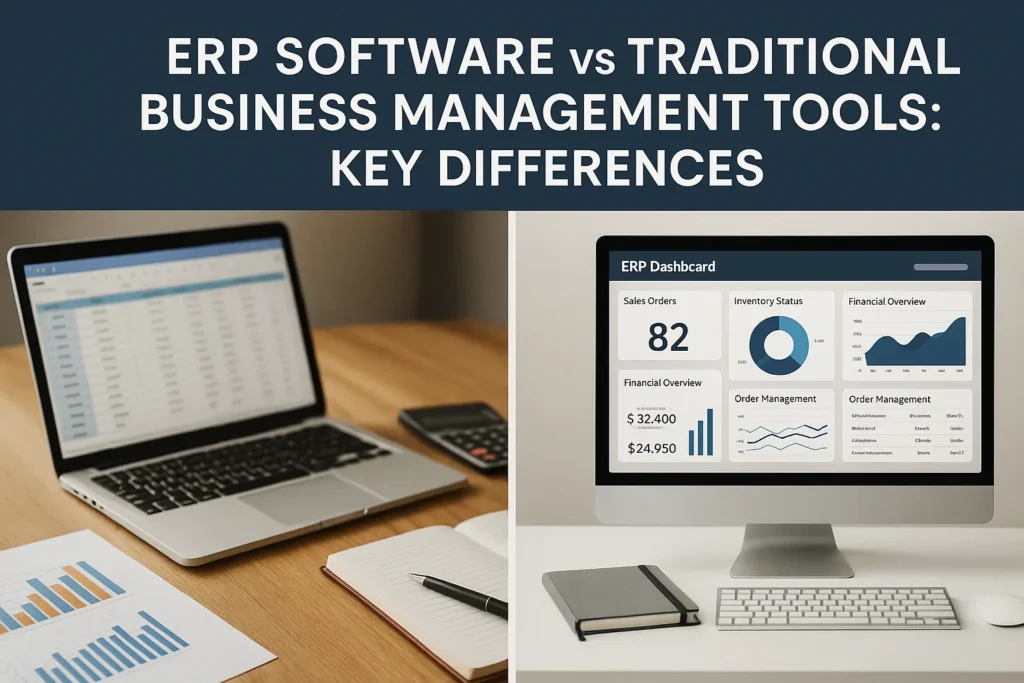 ERP Software vs Traditional Business Management Tools: Key Differences